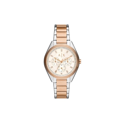 Armani Exchange Zegarek Lady Giacomo AX5662 Złoty ze sklepu MODIVO w kategorii Zegarki - zdjęcie 186297877
