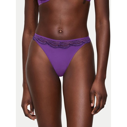 Triumph Stringi Comfort Glam 10224956 Fioletowy ze sklepu MODIVO w kategorii Majtki damskie - zdjęcie 186297978
