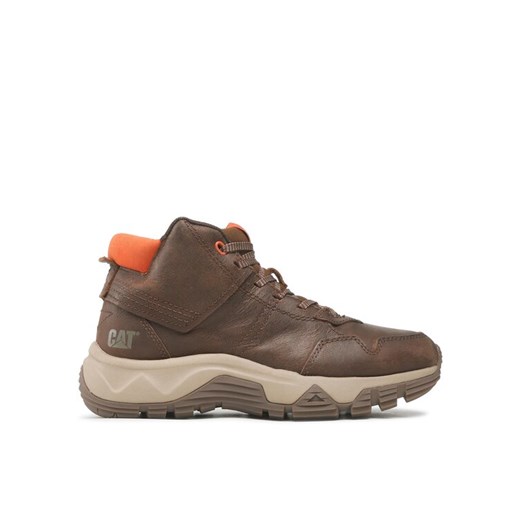 CAT Footwear Trzewiki Detours Mid P725421 Brązowy ze sklepu MODIVO w kategorii Buty zimowe męskie - zdjęcie 186298065