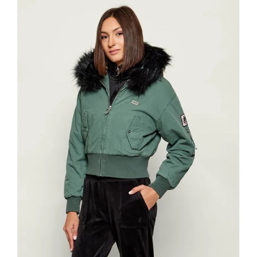 Juicy Couture Kurtka bomber Twill | Cropped Fit ze sklepu Gomez Fashion Store w kategorii Kurtki damskie - zdjęcie 186301899