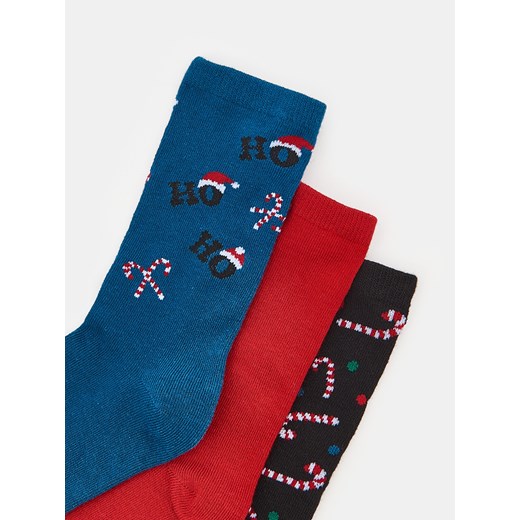 Sinsay - Skarpetki świąteczne 3 pack - wielobarwny Sinsay 43/46 Sinsay