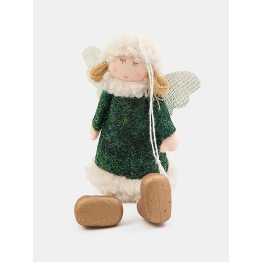 Sinsay - Dekoracja świąteczna w kształcie aniołka - zielony Sinsay One Size Sinsay