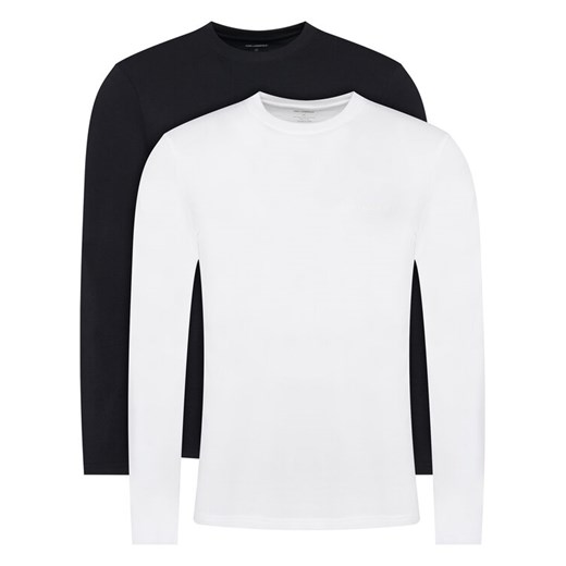 KARL LAGERFELD Komplet 2 t-shirtów A4M47003 Czarny Regular Fit ze sklepu MODIVO w kategorii Majtki męskie - zdjęcie 186304327