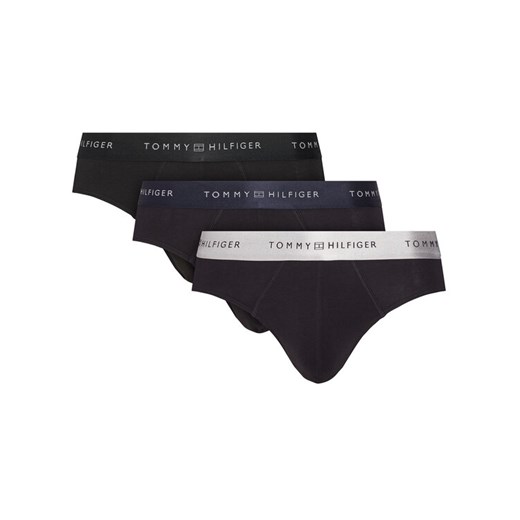 Tommy Hilfiger Komplet 3 par slipów UM0UM03703 Czarny ze sklepu MODIVO w kategorii Majtki męskie - zdjęcie 186304365