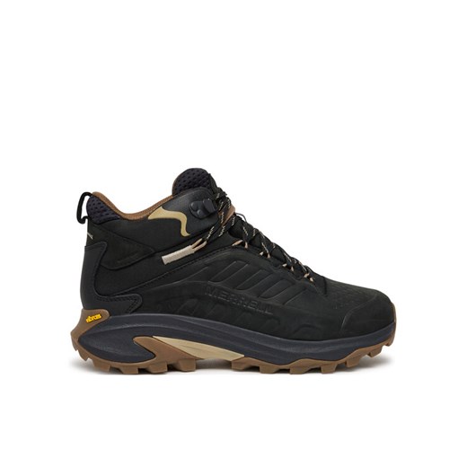 Merrell Trekkingi Moab Speed 2 Leather MID Waterproof J037777 Czarny ze sklepu MODIVO w kategorii Buty trekkingowe męskie - zdjęcie 186304397