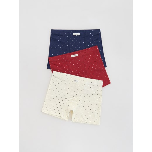 Reserved - Bawełniane bokserki 3 pack - granatowy - id: 853HD-59X - marki Reserved - 186305517 Reserved - Bawełniane bokserki 3 pack - granatowy ze sklepu Reserved w kategorii Majtki dziecięce - zdjęcie 186305517