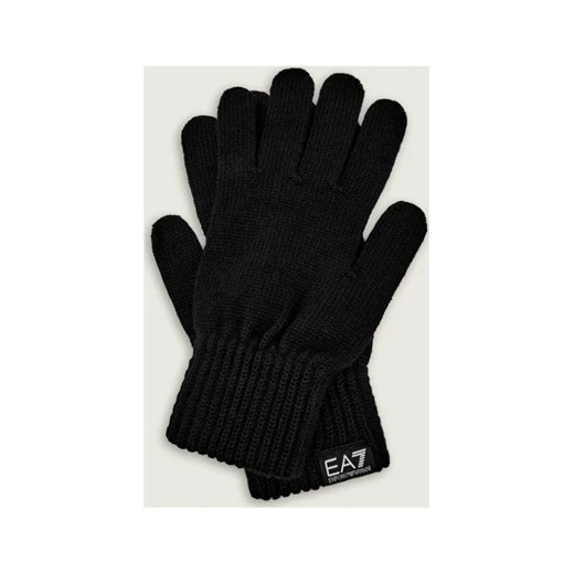 EA7 Rękawiczki | z dodatkiem wełny ze sklepu Gomez Fashion Store w kategorii Rękawiczki męskie - zdjęcie 186306097