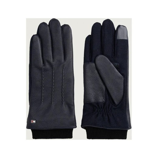 Tommy Hilfiger Skórzane rękawiczki | z dodatkiem wełny ze sklepu Gomez Fashion Store w kategorii Rękawiczki męskie - zdjęcie 186306098