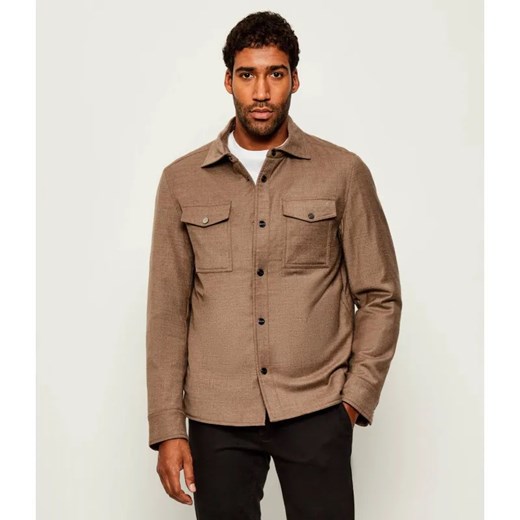 Oscar Jacobson Wełniana kurtka Padded | Regular Fit ze sklepu Gomez Fashion Store w kategorii Kurtki męskie - zdjęcie 186306288
