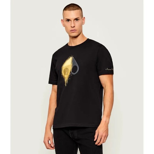 Moose Knuckles T-shirt AUGSTINE | Regular Fit ze sklepu Gomez Fashion Store w kategorii T-shirty męskie - zdjęcie 186306298