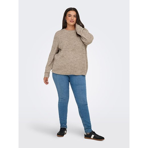 ONLY Sweter w kolorze szarobrązowym ze sklepu Limango Polska w kategorii Swetry damskie - zdjęcie 186308977