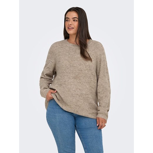 ONLY Sweter w kolorze szarobrązowym XL-54 Limango Polska promocja