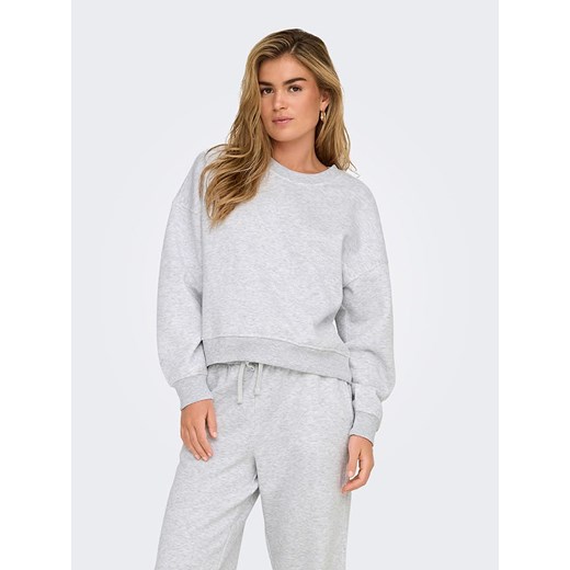 ONLY Bluza w kolorze jasnoszarym ze sklepu Limango Polska w kategorii Bluzy damskie - zdjęcie 186309027