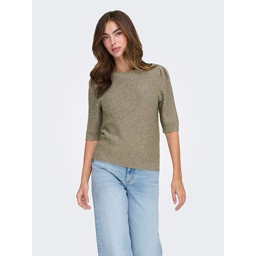 ONLY Sweter w kolorze oliwkowym ze sklepu Limango Polska w kategorii Swetry damskie - zdjęcie 186309047