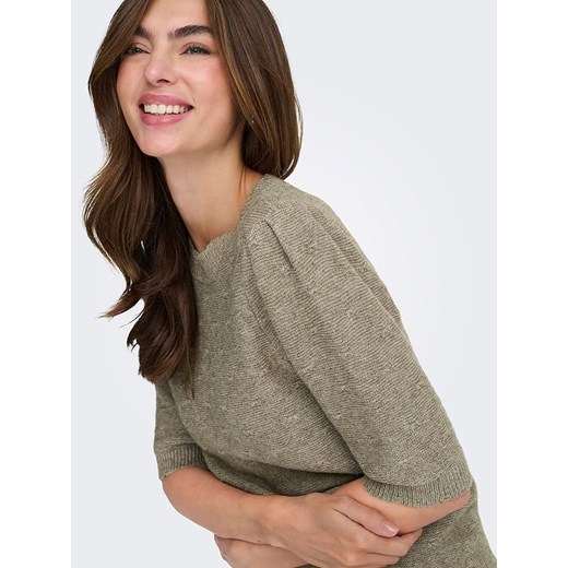 ONLY Sweter w kolorze oliwkowym S wyprzedaż Limango Polska