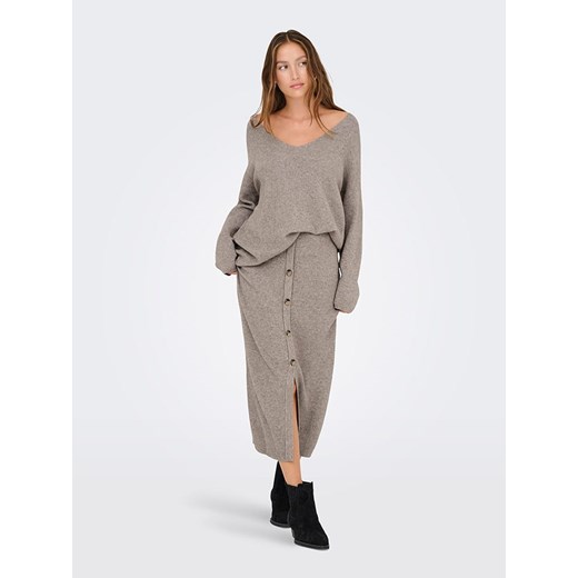 ONLY Spódnica w kolorze szarobrązowym XL okazja Limango Polska