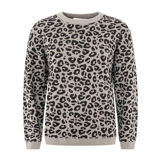 Zwillingsherz Sweter &quot;Leo&quot; w kolorze szarym ze sklepu Limango Polska w kategorii Swetry damskie - zdjęcie 186309086