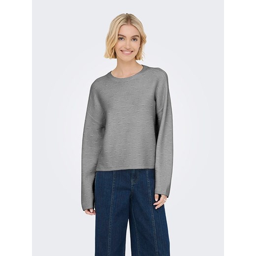 ONLY Sweter w kolorze szarym ze sklepu Limango Polska w kategorii Swetry damskie - zdjęcie 186309187