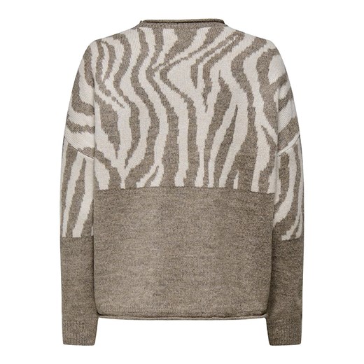 ONLY Sweter w kolorze szarobrązowym S wyprzedaż Limango Polska