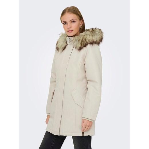 ONLY Parka w kolorze kremowym ze sklepu Limango Polska w kategorii Kurtki damskie - zdjęcie 186309235