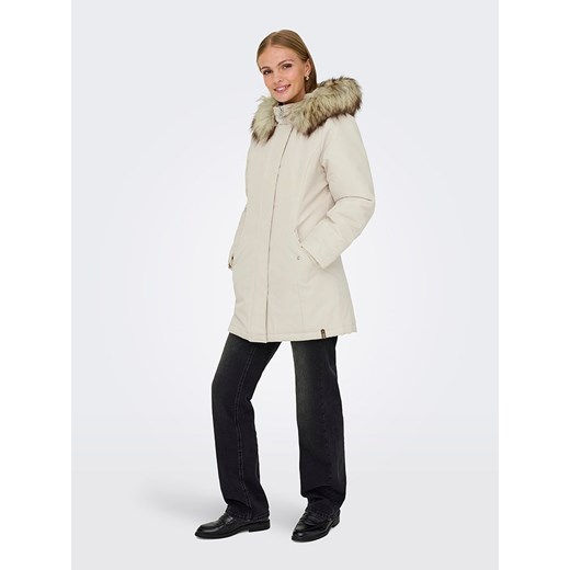 ONLY Parka w kolorze kremowym M promocyjna cena Limango Polska