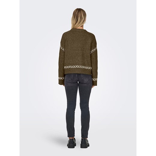 ONLY Sweter w kolorze khaki M okazja Limango Polska