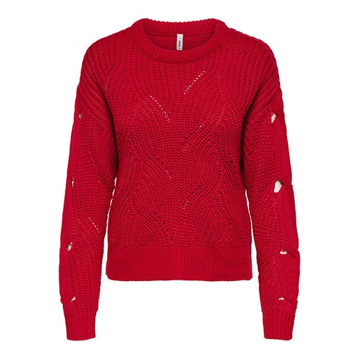 ONLY Sweter w kolorze czerwonym S okazja Limango Polska