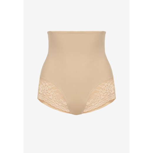 Beżowe Majtki Modelujące High Waist Emiree ze sklepu renee.pl w kategorii Majtki damskie - zdjęcie 186312286