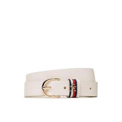 Pasek Damski Tommy Hilfiger Th Timeless 2.5 Corp AW0AW14802 Biały ze sklepu eobuwie.pl w kategorii Paski damskie - zdjęcie 186313626