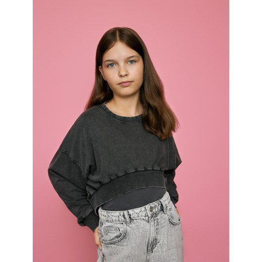 Reserved - Bluza z topem - czarny ze sklepu Reserved w kategorii Bluzy dziewczęce - zdjęcie 186315008