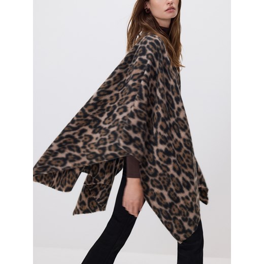 Reserved - Ponczo w panterkę - wielobarwny ze sklepu Reserved w kategorii Poncza - zdjęcie 186315269
