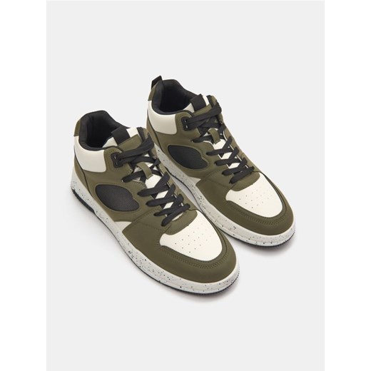 Sinsay - Trampki za kostkę - zielony ze sklepu Sinsay w kategorii Trampki męskie - zdjęcie 186317427