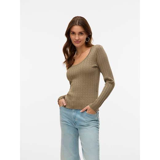 ONLY Koszulka w kolorze szarobrązowym ze sklepu Limango Polska w kategorii Bluzki damskie - zdjęcie 186319209