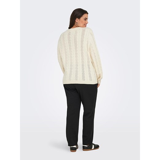 ONLY Sweter w kolorze kremowym L-50/52 okazja Limango Polska