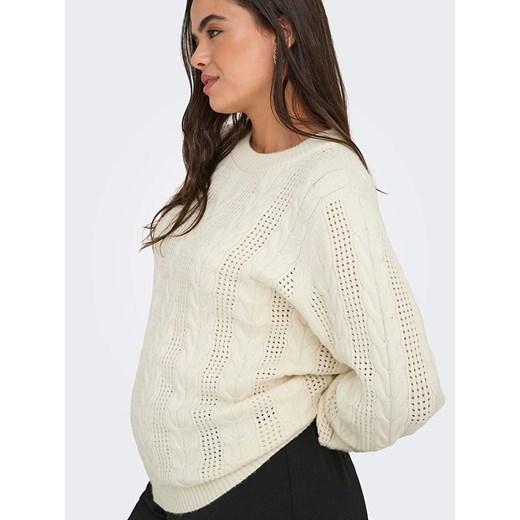 ONLY Sweter w kolorze kremowym S-42/44 wyprzedaż Limango Polska