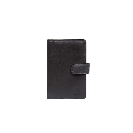 brązowy portfel skórzany unisex z kolorowym wnętrzem ze sklepu Słoń Torbalski w kategorii Portfele damskie - zdjęcie 186319395