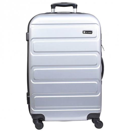 Srebrna duża walizka 75 cm Alexa - id: 45013 - marki Słoń Torbalski - 186319439 Srebrna duża walizka 75 cm Alexa ze sklepu Słoń Torbalski w kategorii Walizki - zdjęcie 186319439