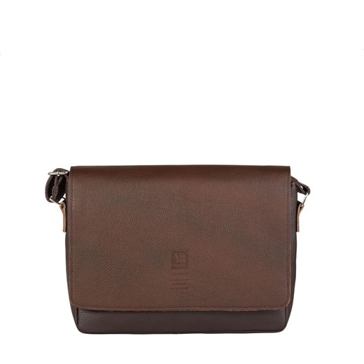 brązowa torebka damska skórzana listonoszka na ramię Kylie ze sklepu Słoń Torbalski w kategorii Listonoszki - zdjęcie 186319686