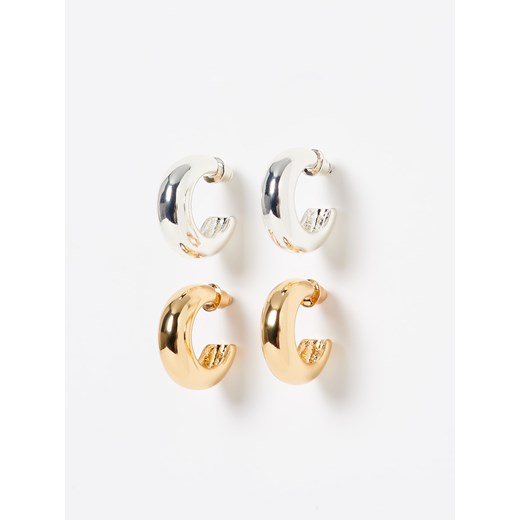 Mohito - Zestaw posrebrzanych kolczyków - wielobarwny Mohito ONE SIZE Mohito