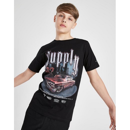 SUPPLY&amp;DEMAND T-SHIRT RIDER TEE BLK ze sklepu JD Sports  w kategorii T-shirty chłopięce - zdjęcie 186320347
