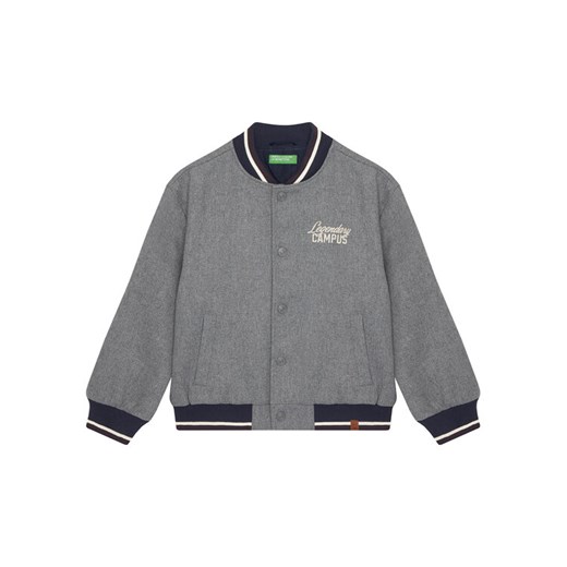 United Colors Of Benetton Kurtka bomber 2LLUCN06G Szary Regular Fit - id: 0000305263025 - marki United Colors Of Benetton - 186323075 United Colors Of Benetton Kurtka bomber 2LLUCN06G Szary Regular Fit ze sklepu MODIVO w kategorii Kurtki chłopięce - zdjęcie 186323075