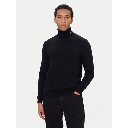 KARL LAGERFELD Golf 655010 554399 Czarny Regular Fit ze sklepu MODIVO w kategorii Swetry męskie - zdjęcie 186323085