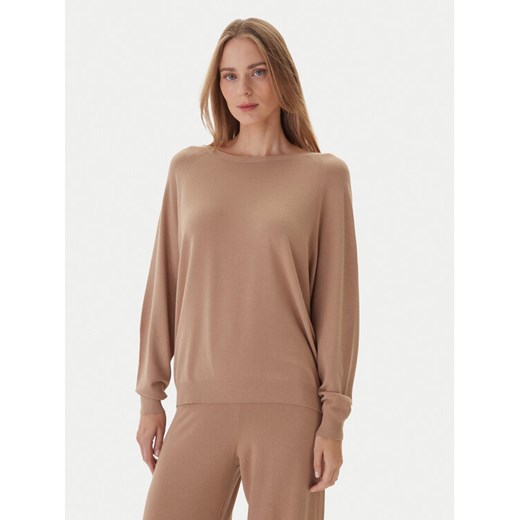 Kontatto Sweter 3M0820C Beżowy Regular Fit ze sklepu MODIVO w kategorii Swetry damskie - zdjęcie 186323125