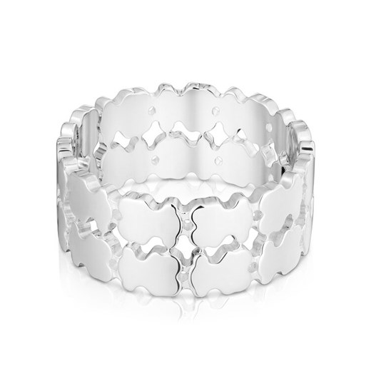 TOUS Pierścionek Sweet 40S 1004457114 Srebrny ze sklepu MODIVO w kategorii Pierścionki - zdjęcie 186323255