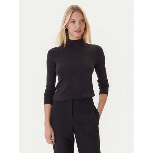 Tommy Hilfiger Sweter WW0WW47462 Czarny Regular Fit ze sklepu MODIVO w kategorii Swetry damskie - zdjęcie 186323358