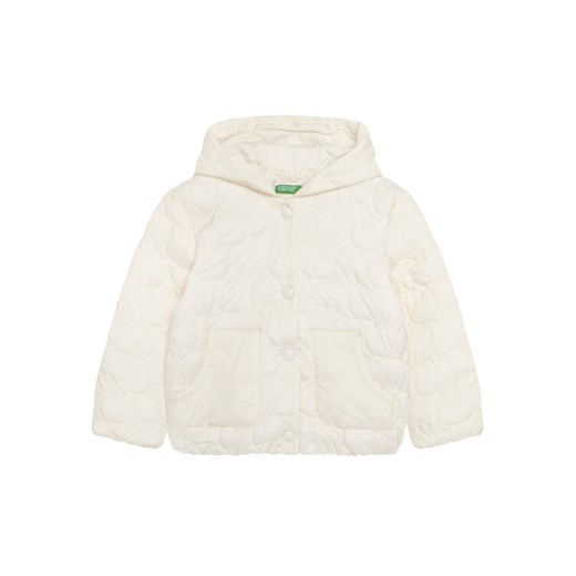 United Colors Of Benetton Kurtka przejściowa 2YCUGN042 Écru Regular Fit ze sklepu MODIVO w kategorii Kurtki dziewczęce - zdjęcie 186323427