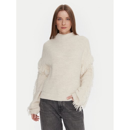 ONLY Sweter Molly 15363467 Beżowy Regular Fit ze sklepu MODIVO w kategorii Swetry damskie - zdjęcie 186323438