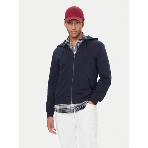 Tommy Hilfiger Bluza Essential MW0MW37239 Granatowy Regular Fit ze sklepu MODIVO w kategorii Bluzy męskie - zdjęcie 186323456
