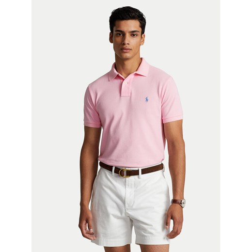 Polo Ralph Lauren Polo Core Replen 710782592 Różowy Custom Slim Fit ze sklepu MODIVO w kategorii T-shirty męskie - zdjęcie 186323457