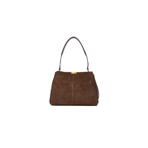 Tommy Hilfiger Torebka Casual Leather Shoulder Bag Sued AW0AW18201 Brązowy Tommy Hilfiger OS MODIVO